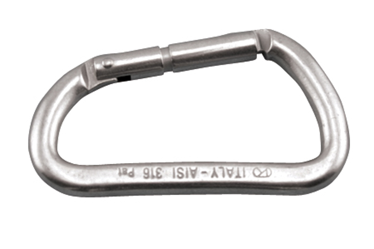 Stainless Steel Asymmetrical Spring Clip, Forged, Load Rated, S0140-0080, S0140-0100